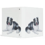 Blue Merle Border Collie Avery Binder