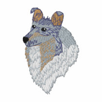 Blue Merle Collie embroidered shirts