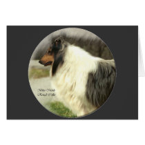 Blue Merle Rough Collie Gifts cards