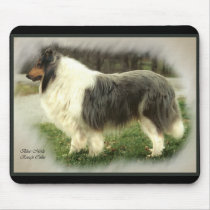 Blue Merle Rough Collie Gifts mousepads