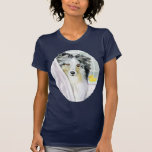 Blue Merle Sheltie Bath T-shirt
