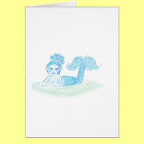 Blue Mermaid by Wendy C. Allen cards