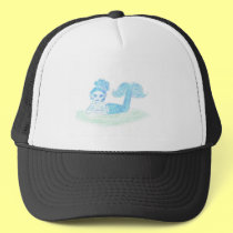 Blue Mermaid by Wendy C. Allen hats