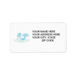 Blue Mermaid by Wendy C. Allen Address Label