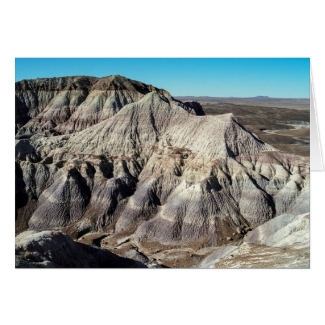 Blue Mesa Badlands Birthday Card