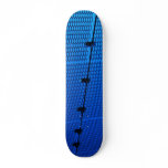 Blue Mesh Custom Skateboard