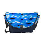 Blue Messenger Bag
