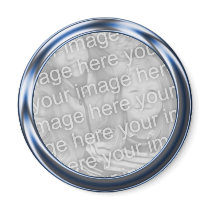 Blue Metal Photo Frame magnets