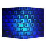 Blue Metallic Background Binder