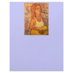 blue microphone songstress letterhead design
