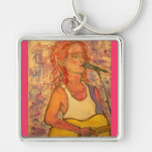 blue microphone songstress up close keychains
