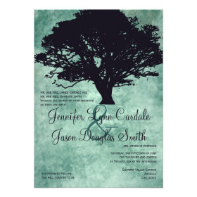 Oak Tree Wedding Invitations Rustic Country As Low 1 08 Per Card On Zazzle Com Choose Quany And See Your