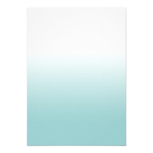 Blue Mist Photo Invitations