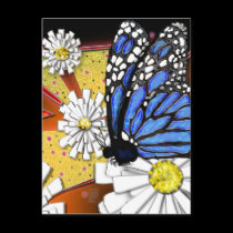 blue monarch postcards by wolffreeborn blue monarch postcards