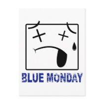 Blue Monday postcards