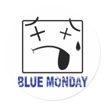 Blue Monday stickers