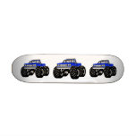 BLUE MONSTER TRUCK CUSTOM SKATEBOARD