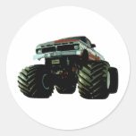 Blue Monster Truck Stickers