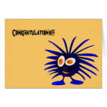 Blue monsters - Congratulations!!! Card