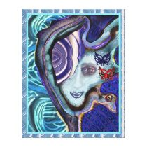Blue mood canvas prints