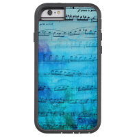 Blue Mood Music Watercolor Phone case Tough Xtreme iPhone 6 Case