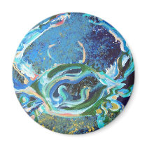Blue Moods Refrigerator Magnet