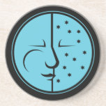 Blue Moon and the Stars coasters