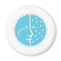 Blue Moon and the Stars Refrigerator Magnets