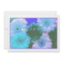 Blue Moon Daisy Baby Shower Invitation