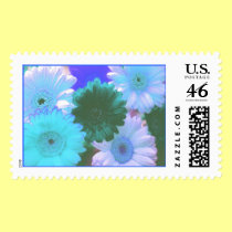Blue Moon Daisy Stamp stamps