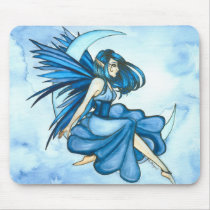Blue Moon Fairy Mouse Pad