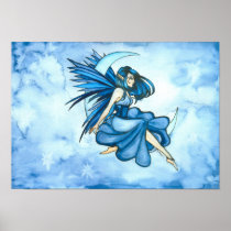 Blue Moon Fairy Print