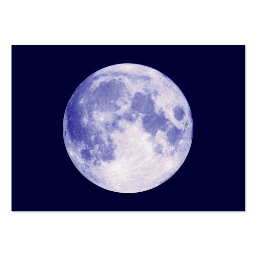 Blue Moon, Mini Photo Business Card Templates