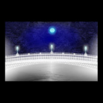 BLUE MOON OVER THE HAPENNY BRIDGE posters