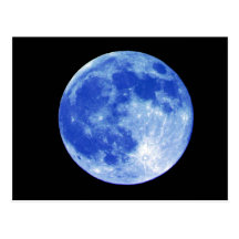 Blue Moon Postcard