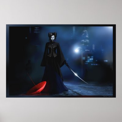 Blue Moon Print by inganielsen
