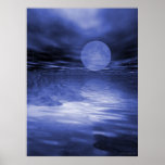 Blue Moon Print