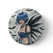 Blue Moon Sprite Fairy Button