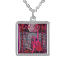 Blue Moon Tropical Sterling Silver Necklace