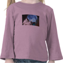 Blue Moon Wolves Toddler Long Sleeve Shirt
