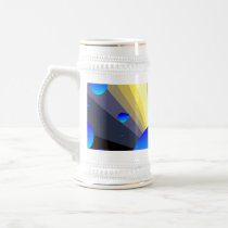 Blue Moons Gold Trim Stein mugs