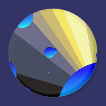 Blue Moons Magnet