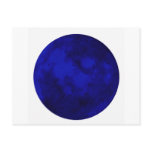 Blue Moonscape Post Card