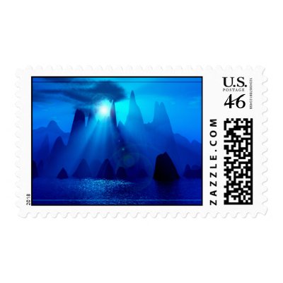 Blue Morning Postage
