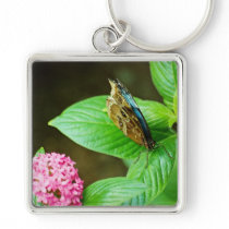 Blue Morpho 143 Keychain