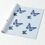 Blue Morpho Butterflies Gift Wrap