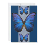 Blue Morpho Butterfly Invitations