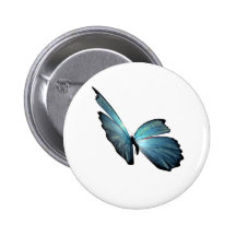 Blue Morpho Butterfly Pin