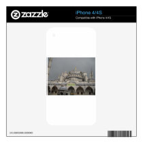 Blue Mosque in Istanbul, Turkey Decals For iPhone 4