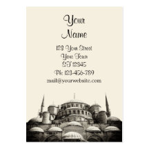 Blue Mosque, Istanbul Chubby Card Business Card Templates